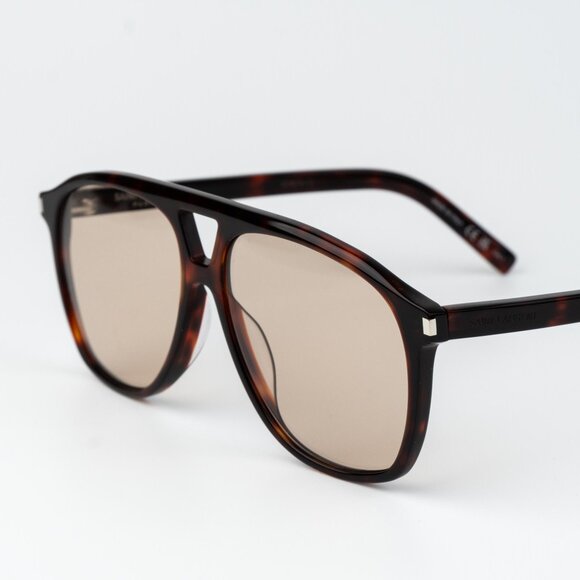 Saint Laurent DUNE Women Sunglasses Havana Brown Aviator SL596 003 - Picture 6 of 14